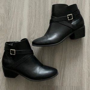 Black Ankle Boots Size 8